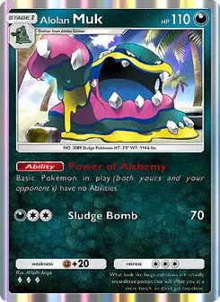 Pokémon-Karte Alolan Muk 097/155