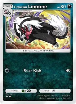 Pokémon-Karte Galarian Linoone 099/155