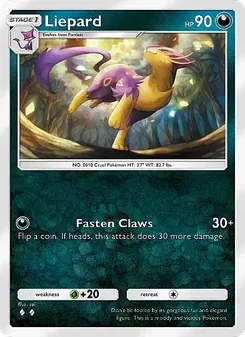 Pokémon-Karte Liepard 105/155