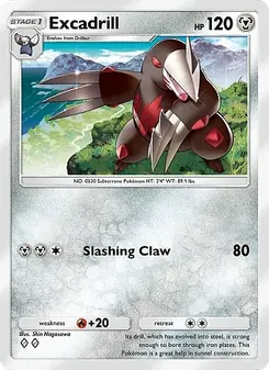 Pokémon-Karte Excadrill 114/155