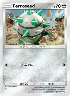 Pokémon-Karte Ferroseed 115/155