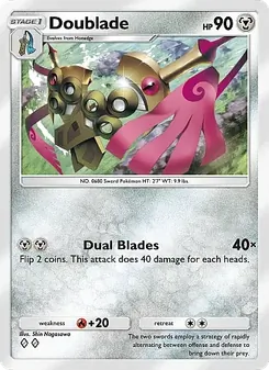 Pokémon-Karte Doublade 119/155