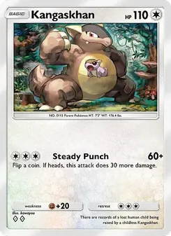 Pokémon-Karte Kangaskhan 126/155