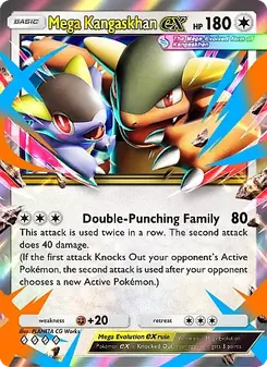 Pokémon-Karte Mega Kangaskhan ex 127/155
