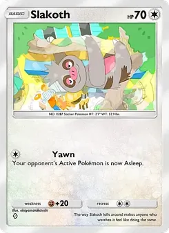 Pokémon-Karte Slakoth 134/155