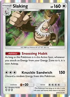 Pokémon-Karte Slaking 136/155