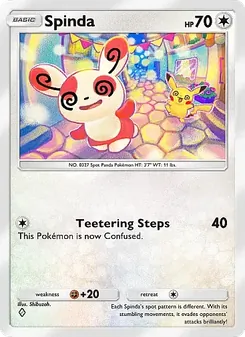 Pokémon-Karte Spinda 137/155