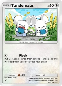 Pokémon-Karte Tandemaus 142/155