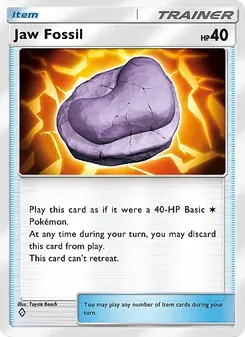 Pokémon-Karte Jaw Fossil 144/155