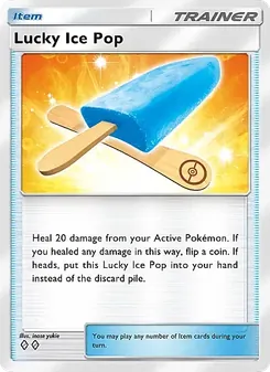 Pokémon-Karte Lucky Ice Pop 145/155