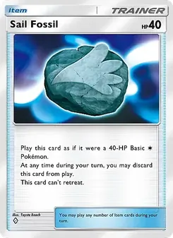 Pokémon-Karte Sail Fossil 146/155