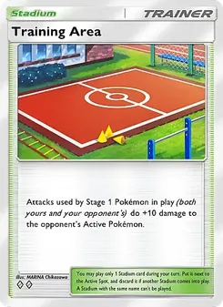 Pokémon-Karte Training Area 153/155