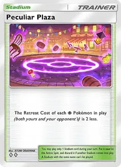Pokémon-Karte Peculiar Plaza 155/155