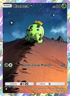 Pokémon-Karte Cacnea 156/155
