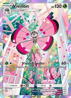 Pokémon-Karte Vivillon 158/155