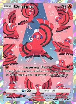 Pokémon-Karte Oricorio 161/155