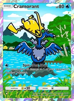 Pokémon-Karte Cramorant 164/155