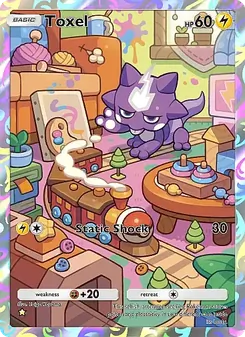 Pokémon-Karte Toxel 166/155