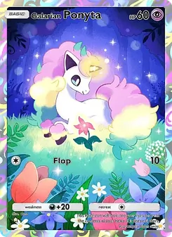 Pokémon-Karte Galarian Ponyta 167/155