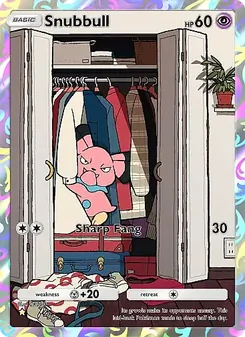 Pokémon-Karte Snubbull 168/155