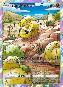 Pokémon-Karte Sandshrew 170/155