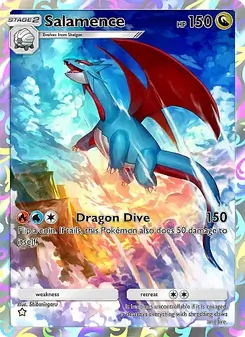 Pokémon-Karte Salamence 178/155
