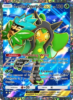 Pokémon-Karte Teal Mask Ogerpon ex 180/155