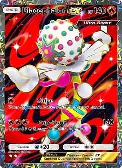 Pokémon-Karte Blacephalon ex 181/155