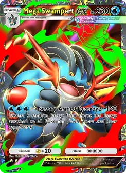 Pokémon-Karte Mega Swampert ex 183/155