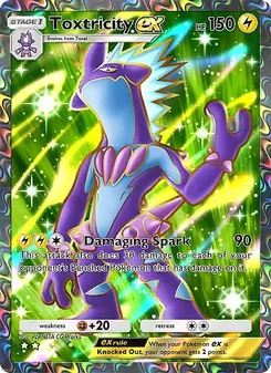 Pokémon-Karte Toxtricity ex 184/155