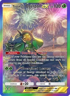 Pokémon-Karte Teal Mask Ogerpon ex 194/155