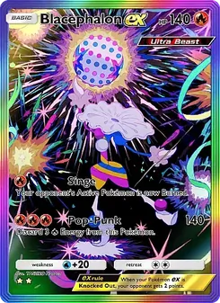 Pokémon-Karte Blacephalon ex 195/155
