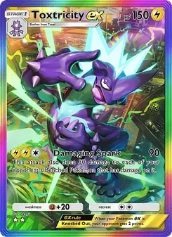 Pokémon-Karte Toxtricity ex 198/155