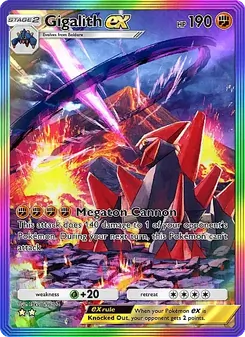 Pokémon-Karte Gigalith ex 200/155