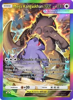 Pokémon-Karte Mega Kangaskhan ex 202/155