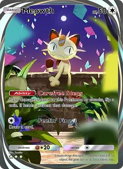 Pokémon-Karte Meowth 204/155
