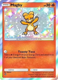 Pokémon-Karte Magby 206/155