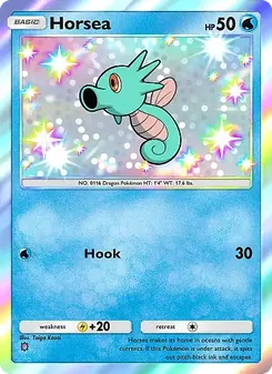 Pokémon-Karte Horsea 208/155