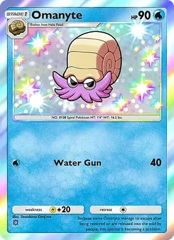 Pokémon-Karte Omanyte 211/155