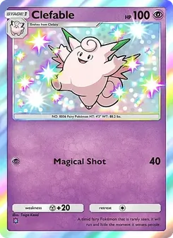 Pokémon-Karte Clefable 215/155