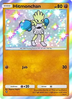 Pokémon-Karte Hitmonchan 219/155