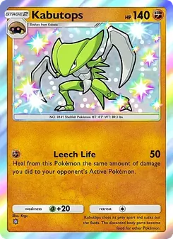 Pokémon-Karte Kabutops 221/155