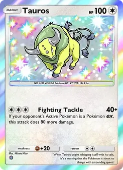 Pokémon-Karte Tauros 224/155