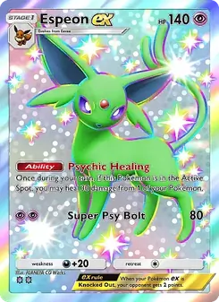Pokémon-Karte Espeon ex 228/155