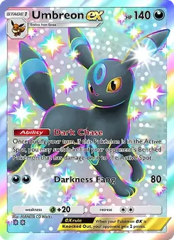 Pokémon-Karte Umbreon ex 231/155