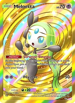 Pokémon-Karte Meloetta 233/155