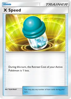 Pokémon-Karte X Speed 002/000