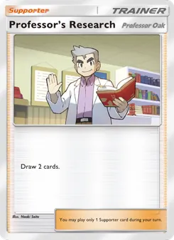 Pokémon-Karte Professor's Research 007/000