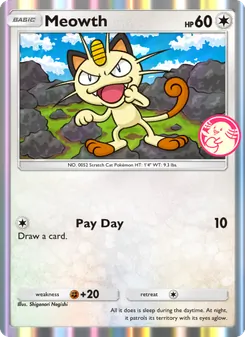 Pokémon-Karte Meowth 012/000