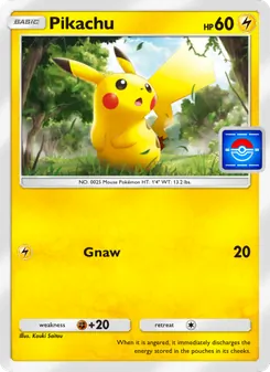 Pokémon-Karte Pikachu 015/000